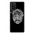 Tupac Illustration Art Hip Hop Rap Typography Black & White Portrait Samsung Galaxy Note 20 / Note 20 Ultra Case Cover