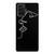 Side Face Single Line Drawing Samsung Galaxy Note 20 / Note 20 Ultra Case Cover