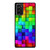 Rainbow Colors Mosaic Tiles Design Samsung Galaxy Note 20 / Note 20 Ultra Case Cover