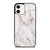 Marble White Pink Gold & Grey Wallpaper iPhone 12 Mini / 12 / 12 Pro / 12 Pro Max Case Cover