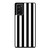Black & White Long Lines Samsung Galaxy Note 20 / Note 20 Ultra Case Cover
