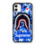 Supreme Camo Shark Face Bape Blue iPhone 11 / 11 Pro / 11 Pro Max Case Cover