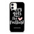 Happy Girls Hepburn Quotes iPhone 12 Mini / 12 / 12 Pro / 12 Pro Max Case Cover
