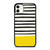 Sunshine Yellow X Stripes iPhone 11 / 11 Pro / 11 Pro Max Case Cover