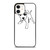 Cute Puppy Drawing iPhone 12 Mini / 12 / 12 Pro / 12 Pro Max Case Cover
