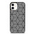 Black And White Geometric Pattern iPhone 12 Mini / 12 / 12 Pro / 12 Pro Max Case Cover