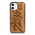 Aloha Wood Printed iPhone 12 Mini / 12 / 12 Pro / 12 Pro Max Case Cover