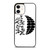Alice In Wonderland Inspired We'Re All Mad Here White Background iPhone 12 Mini / 12 / 12 Pro / 12 Pro Max Case Cover
