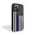 American Flag Thin Blue Line Police Pride iPhone 15 Case Cover