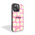 Daisy Flower Pattern With Be Happy Quote Cute Tumblr Pink iPhone 15 Case Cover