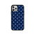 Nautical Anchor Navy And White Print Pattern iPhone 13 / 13 Mini / 13 Pro / 13 Pro Max Case Cover