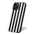 Black & White Long Lines iPhone 16 Case Cover