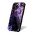 Black Purple Marble iPhone 16 Case Cover
