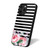 Black White Line And Rose 1 iPhone 16 Case Cover