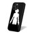 Black Widow Silhouette iPhone 16 Case Cover