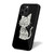 Cat Pattern Patch iPhone 16 Case Cover