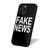 Fake News Simple Vintage Retro iPhone 16 Case Cover