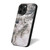 Grey Marble Stone Pattern iPhone 16 Case Cover