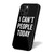 I Can't People Today Simple Classic Retro iPhone 16 Case Cover