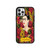 Frida Kahlo Portrait Pattern Red Florals iPhone 13 / 13 Mini / 13 Pro / 13 Pro Max Case Cover