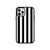 Black & White Long Lines iPhone 13 / 13 Mini / 13 Pro / 13 Pro Max Case Cover