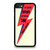 David Bowie We Could Be Heroes Ziggy Stardust Lightning Strike iPhone SE 2020 Case Cover