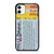New Disney Disneyland Ticket Book iPhone 11 / 11 Pro / 11 Pro Max Case Cover