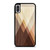 Wood Stain Wood Grain Texture Mountains Triangles Mens iPhone XR / X / XS / XS Max Case Cover