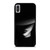 Womens Face Wearing A Hat In Black iPhone XR / X / XS / XS Max Case Cover