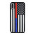 Thin Blue Line Us Flag Police Firefighter iPhone XR / X / XS / XS Max Case Cover