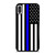 Thin Blue Line Us Flag Law iPhone XR / X / XS / XS Max Case Cover
