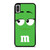 M And Ms Green Chocolate Cute Cartoon iPhone XR / X / XS / XS Max Case Cover