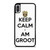 Keep Calm Baby Groot Guardians Of The Galaxy Funny iPhone XR / X / XS / XS Max Case Cover