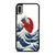 Japan Art The Big Wave And Red Moon iPhone XR / X / XS / XS Max Case Cover