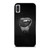 Hard Sweet Lips Black Unicolor iPhone XR / X / XS / XS Max Case Cover
