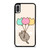 Cat Ballons Cute Pushen Funny iPhone XR / X / XS / XS Max Case Cover