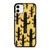Linocut Cactus Pattern Printed iPhone 11 / 11 Pro / 11 Pro Max Case Cover