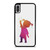 Boo Monster Inc Watercolor Disney Silhouette Movie iPhone XR / X / XS / XS Max Case Cover