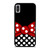 Black White Polka Dot Red Bow Minnie iPhone XR / X / XS / XS Max Case Cover