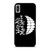 Alice In Wonderland Inspired We'Re All Mad Here Black Background iPhone XR / X / XS / XS Max Case Cover