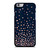 Rose Gold Confetti Blue iPhone 6 / 6S / 6 Plus / 6S Plus Case Cover