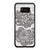 White Wood Flower Paisley 2 Samsung Galaxy S8 / S8 Plus / Note 8 Case Cover