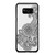 White Wood Flower Paisley 1 Samsung Galaxy S8 / S8 Plus / Note 8 Case Cover