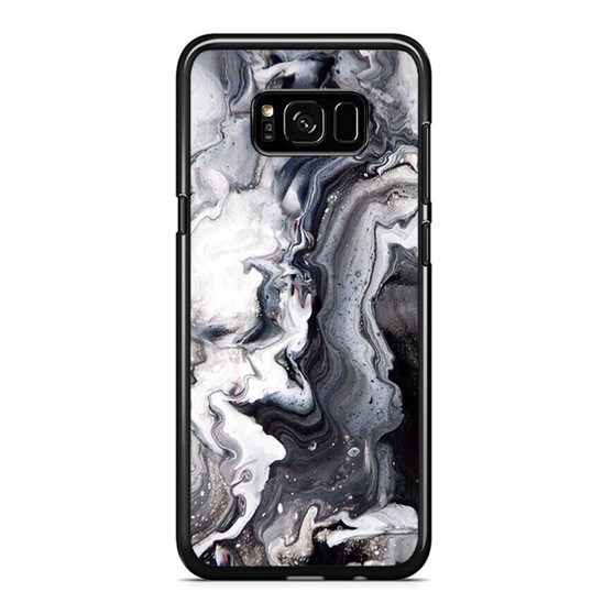 Abstract Water Paint Grey Samsung Galaxy S8 / S8 Plus / Note 8 Case Cover
