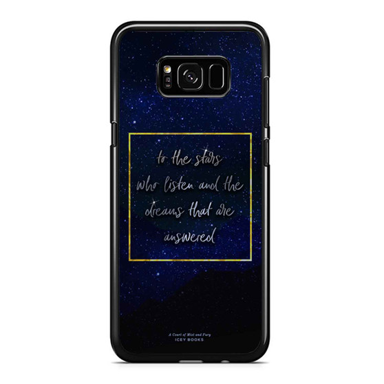 A Court Of Mist And Fury Candy Quote Samsung Galaxy S8 / S8 Plus / Note 8 Case Cover