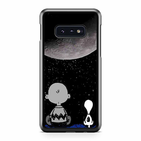 Snoopy And Charlie Look At The Moon Samsung Galaxy S10 / S10 Plus / S10e Case Cover