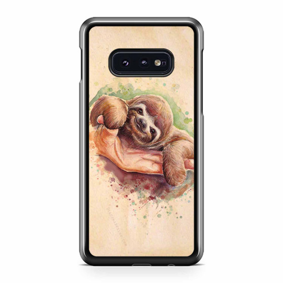 Sloth Watercolor Samsung Galaxy S10 / S10 Plus / S10e Case Cover