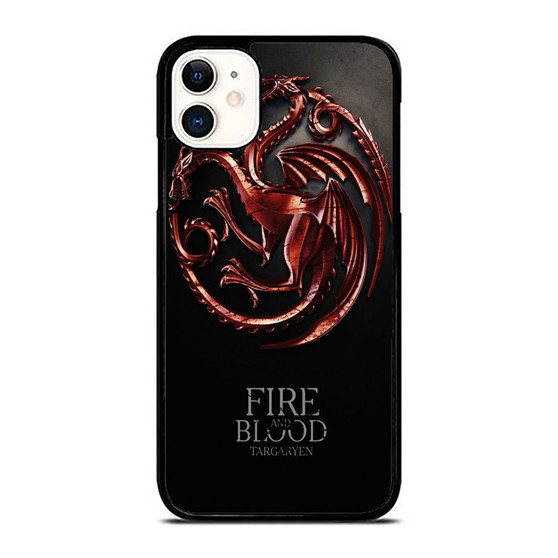 A Song Of Ice And Fire Fire And Blood Game Of Thrones House Targaryen Tv Series iPhone 11 / 11 Pro / 11 Pro Max Case Cover
