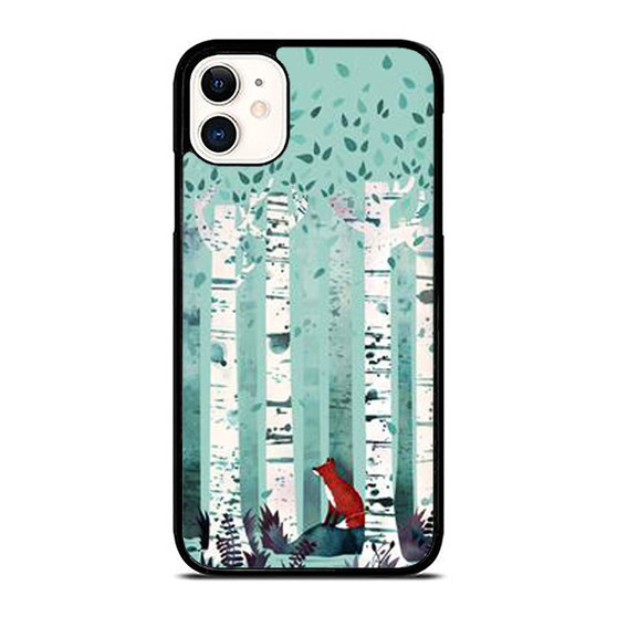 A Fox Waits In The Birches iPhone 11 / 11 Pro / 11 Pro Max Case Cover
