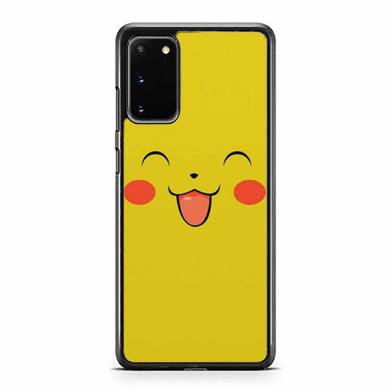 Pickachu Cartoon Anime Japanese Pokemon Face Samsung Galaxy S20 / S20 Fe / S20 Plus / S20 Ultra Case Cover